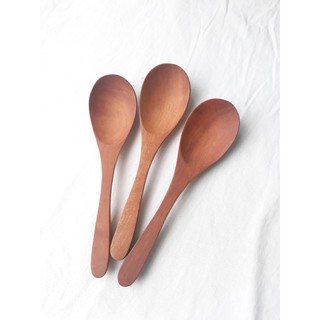 Thìa gỗ ăn cơm, chè 15.5 cm x 4 cm gỗ đẹp