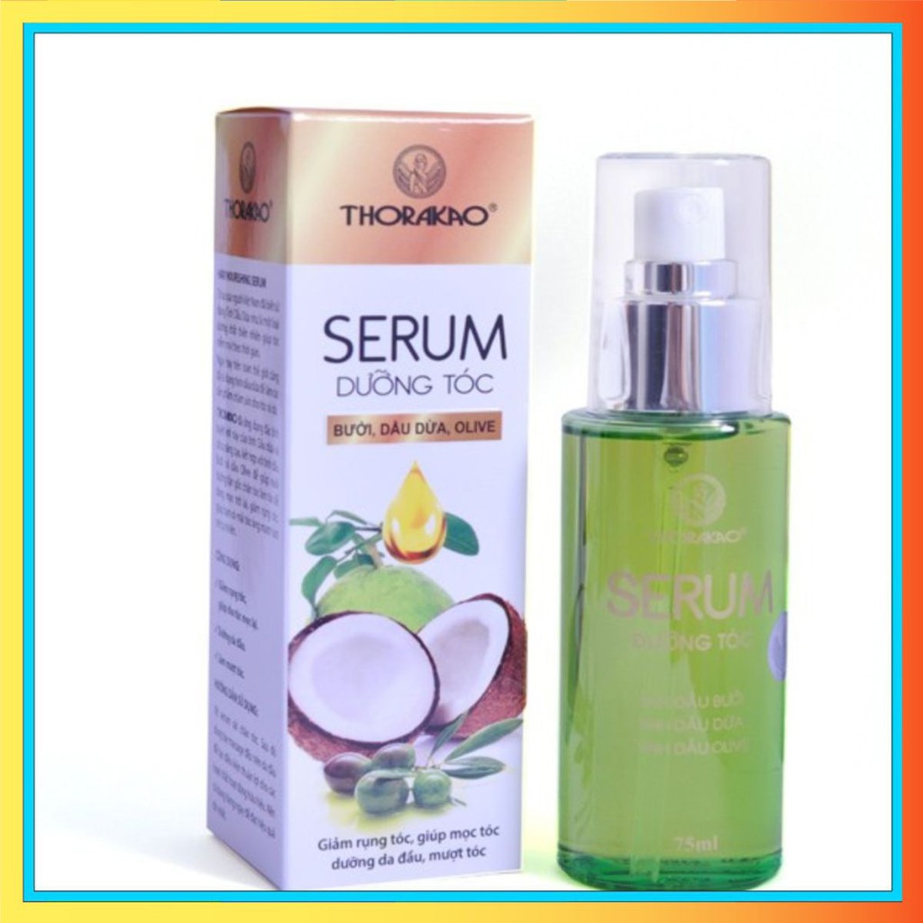 THORAKAO SERUM DƯỠNG TÓC 75ML - (TINH DẦU DỪA, BƯỞI, OLIVE)