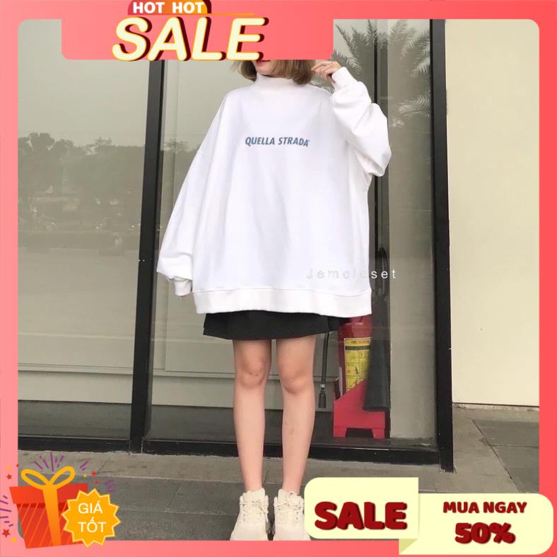 Áo sweater nam nữ Qella St50 Hàn, Áo hoodie form rộng unisex  Store129