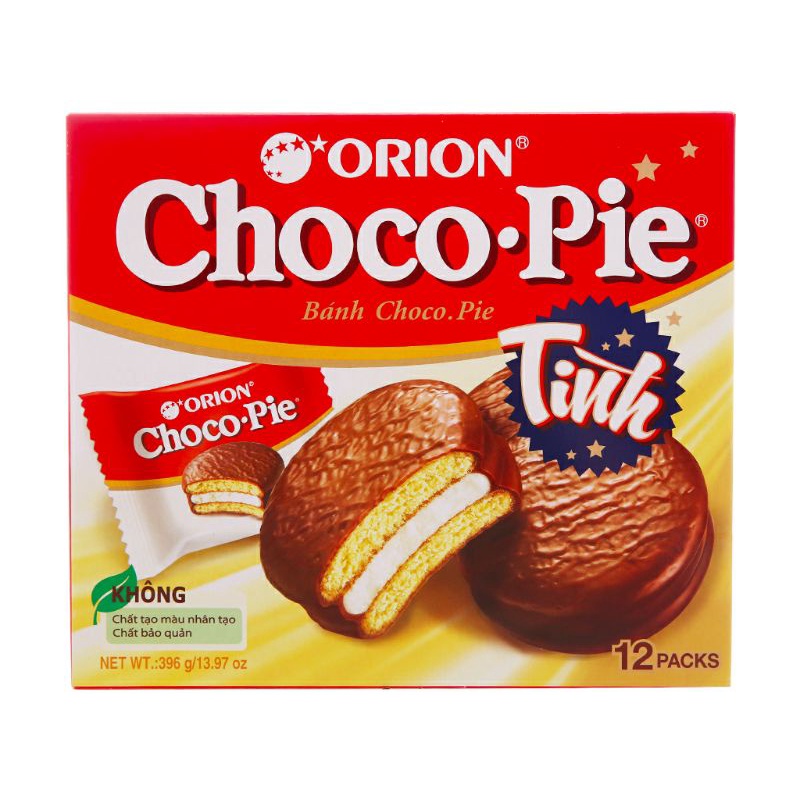 Bánh Orion Choco pie Tình 12 Bánh Hộp 360G