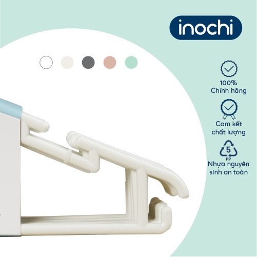 Móc áo đầm vuông Inochi - Hara 180 màu Trắng ngọc/Trắng kem/ Ghi sữa/Hồng nhạt/ Xanh bạc hà