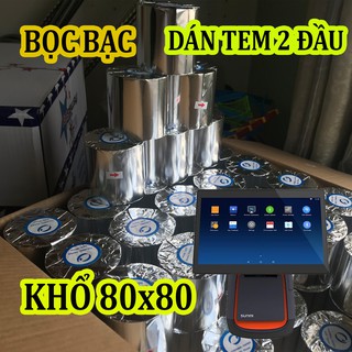 10 cuộn giấy in nhiệt, giấy in bill k80, đường kính 80mm