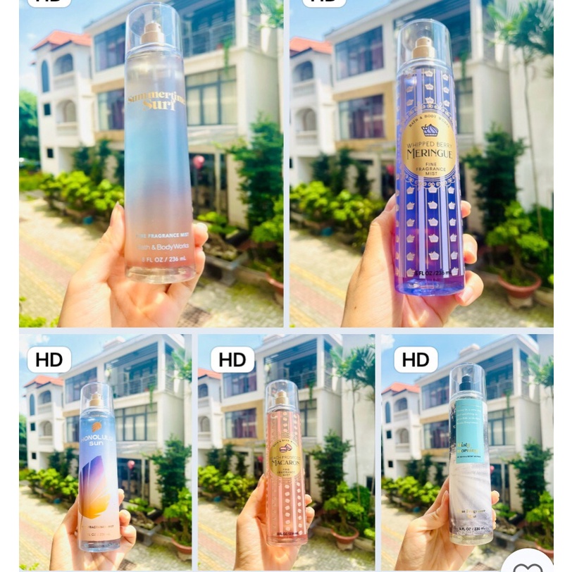 Xịt thơm body Bath and Body Works BBW
