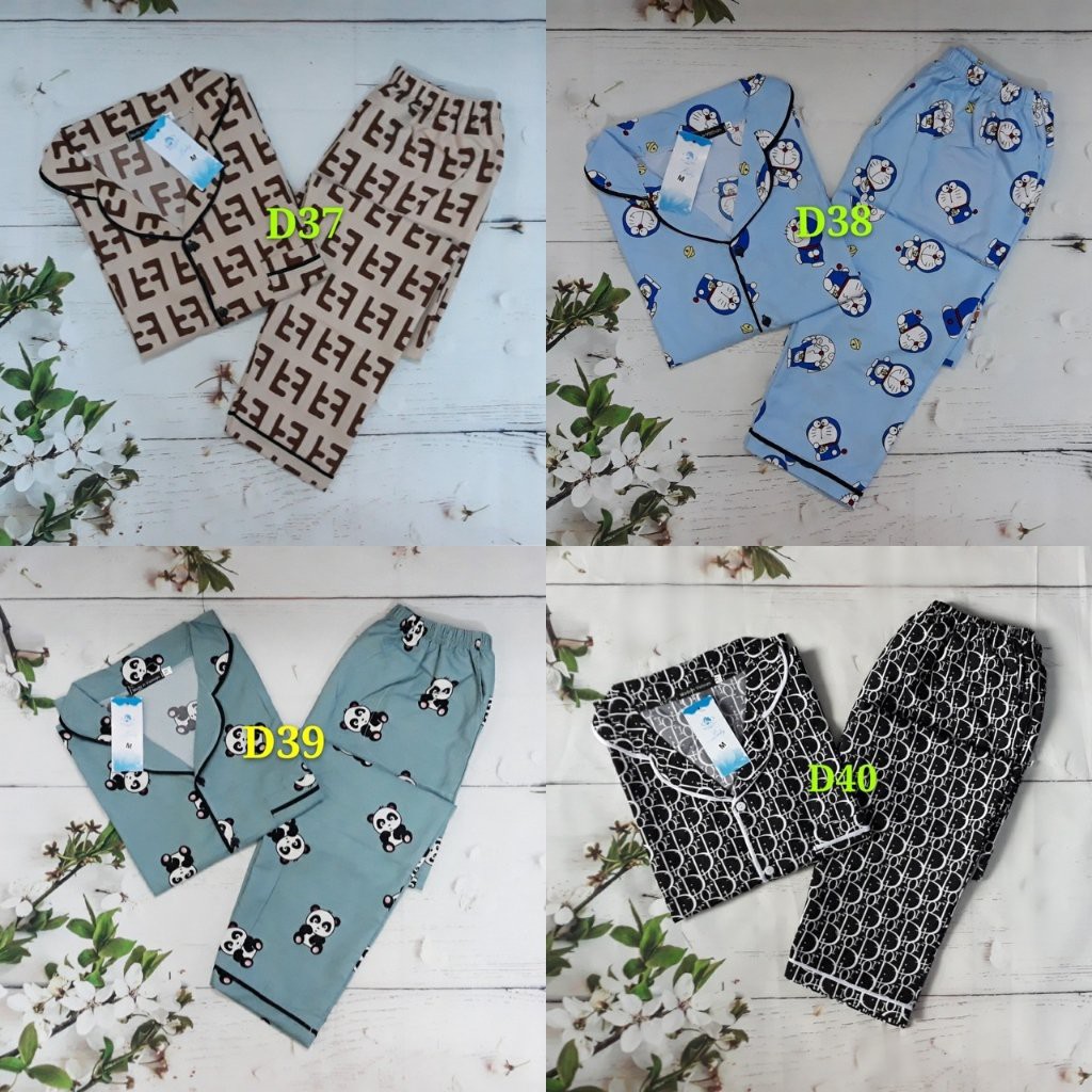 Sale👉Bộ Pijama (Quần Dài-Tay Dài) Bộ Mặc Nhà Kate Thái Cao Cấp Hàng Loại 1 Mềm Mại, Thầm Hút Mồ Hôi, Không Xù | BigBuy360 - bigbuy360.vn