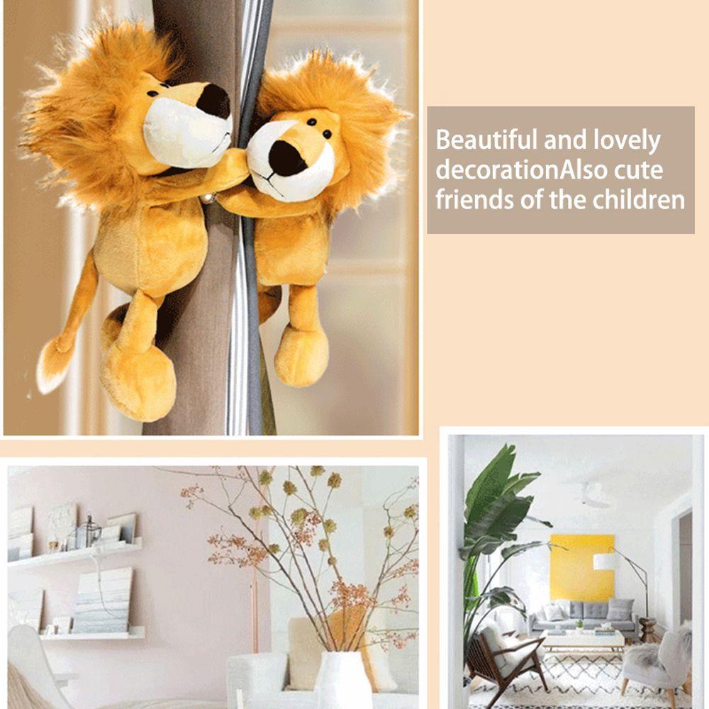 Dây Cột Rèm Cửa Đàn Hồi Đính Thú Nhồi Bông Hoạt Hình Dễ Thương
