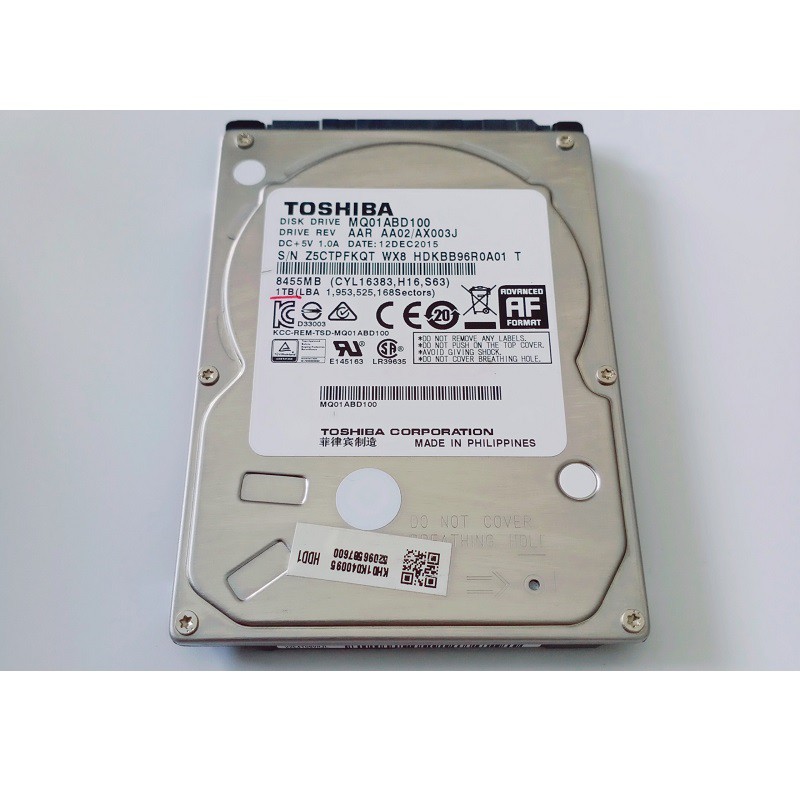 Ổ CỨNG HDD 1TB, 750GB, 500GB,... dùng cho máy tính, PC hàng tháo máy chính hãng bảo hành 6 tháng