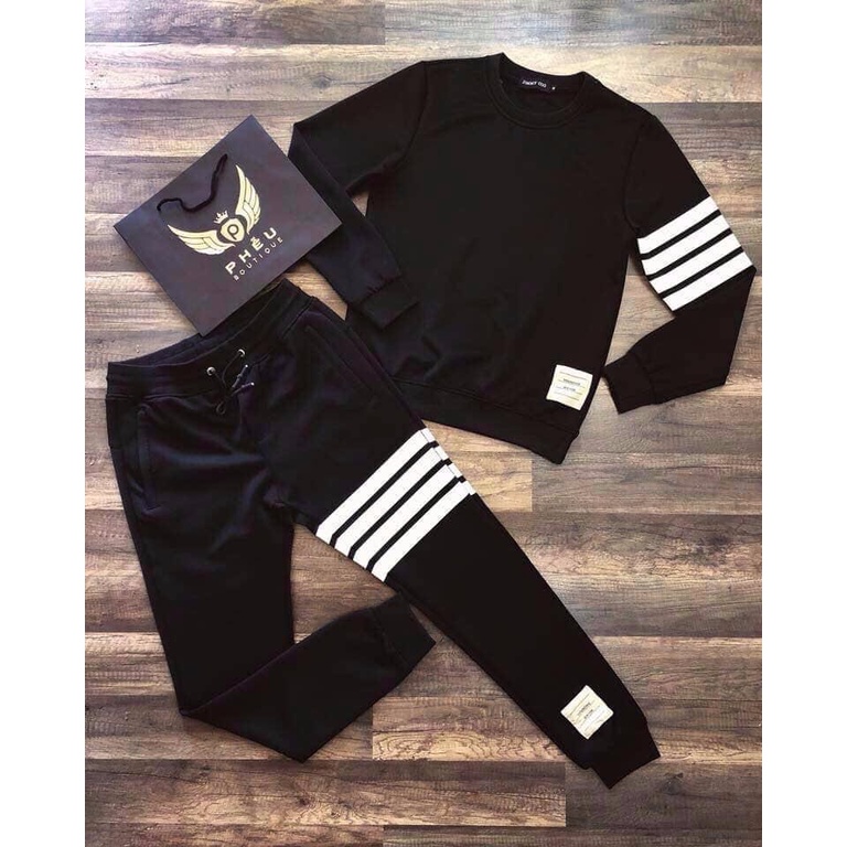 bộ nỉ hoodie nam 4SOC thu đông cao cấp, bộ nỉ nam siêu hót dành cho tất cả anh em mùa đông này