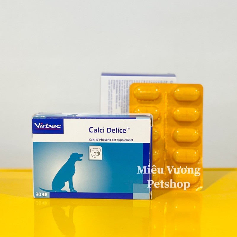 Calci Delice viên bổ sung canxi, phốt pho & khoáng chất thiết yếu cho chó mèo