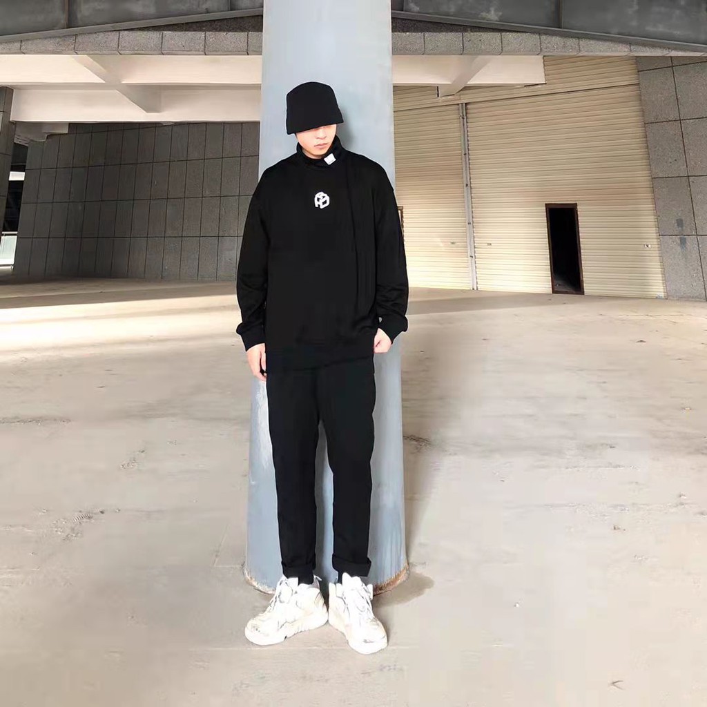 [ Mã 12FASHIONSALE1 giảm 10K đơn 50K ] 🎉Áo Sweater Cổ Cao Dáng Rộng Thời Trang Hàn Quốc Dễ Phối Đồ | BigBuy360 - bigbuy360.vn