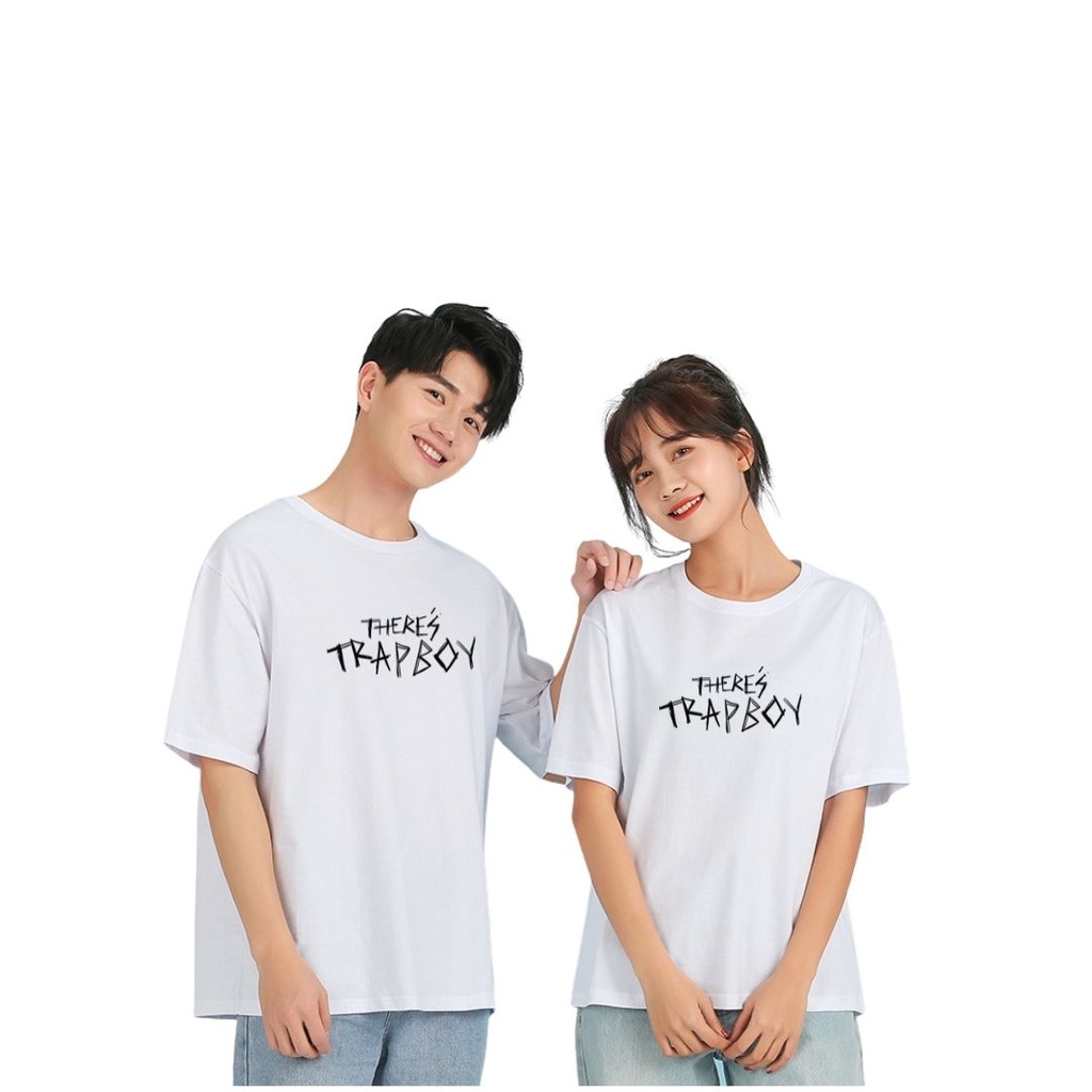 Áo thun Unisex Nam Nữ TRAP BOY, TRAP GIRL form rộng
