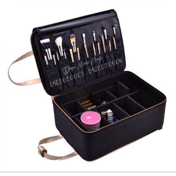 Cốp Đựng Đồ Phun Xăm, Trang Điểm, Nail, Mỹ Phẩm Văng Vải Bố