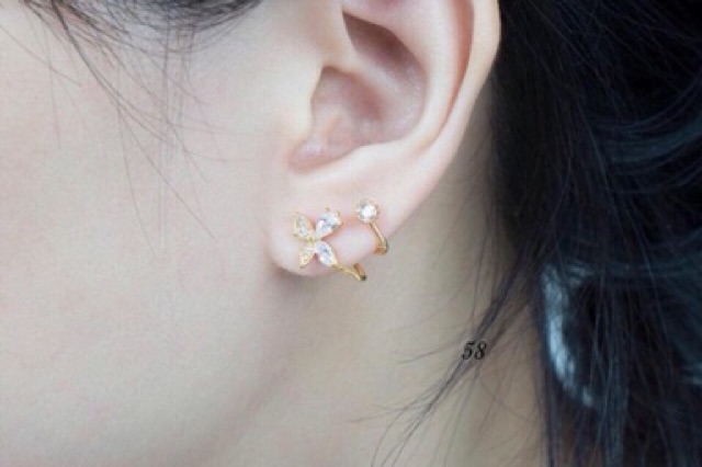 Bông tai kẹp vành