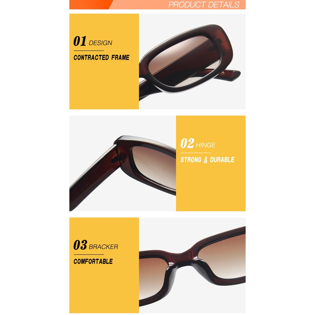 Kính mát thời trang hip hop 11 màu tự chọn | BigBuy360 - bigbuy360.vn