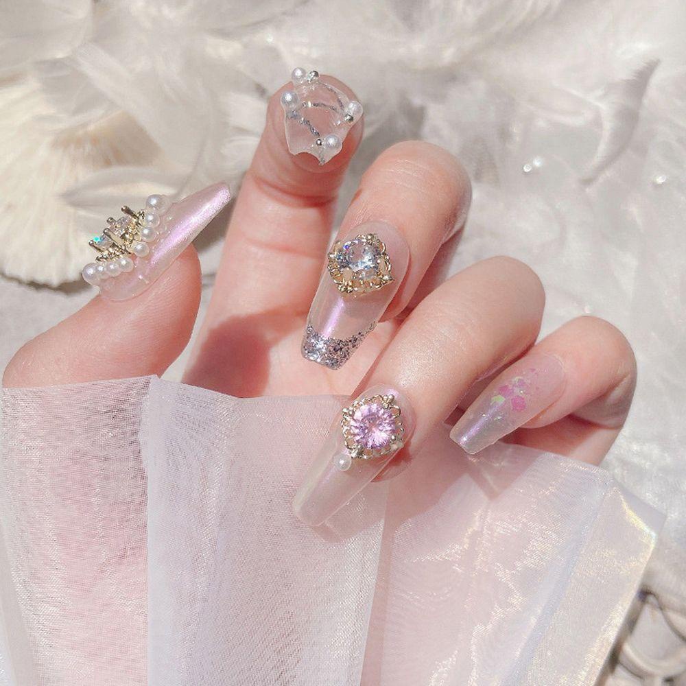 Phụ Kiện Trang Trí Móng Tay Nghệ Thuật Họa Tiết USNOW|Phụ Kiện Trang Trí Móng Tay 3D Nhiều Màu Thời Trang Hàn Quốc