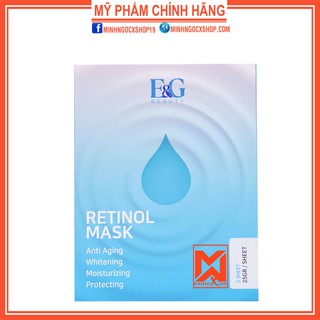 🛑FREESHIP🛑 MẶT NẠ RETINOL E&G TRẮNG DA TRẺ HÓA LÀN DA HỘP 3 MIẾNG CHÍNH HÃNG