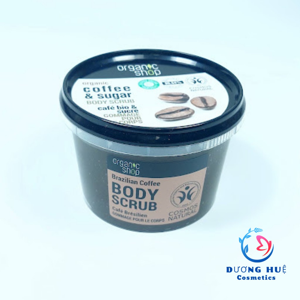 Tẩy Tế Bào Chết Toàn Thân Organic Shop Organic Coffee &amp; Sugar Body Scrub 250ml ( Chính hãng)