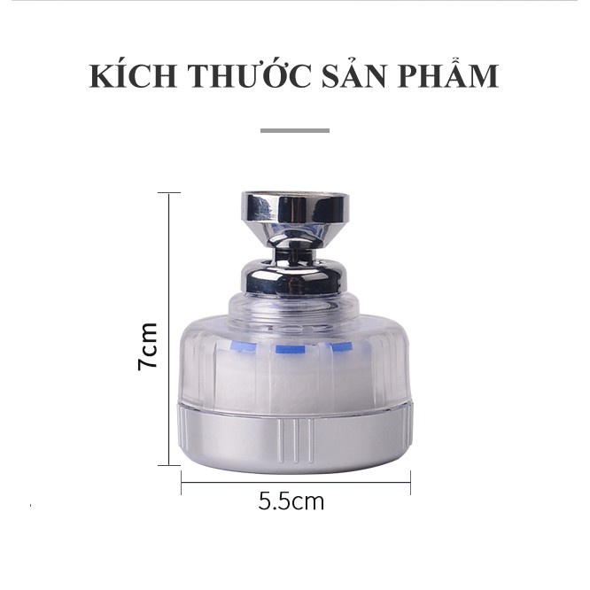 Đầu lọc nước sạch cho vòi nước  lavabor, bồn rửa chén GD00010