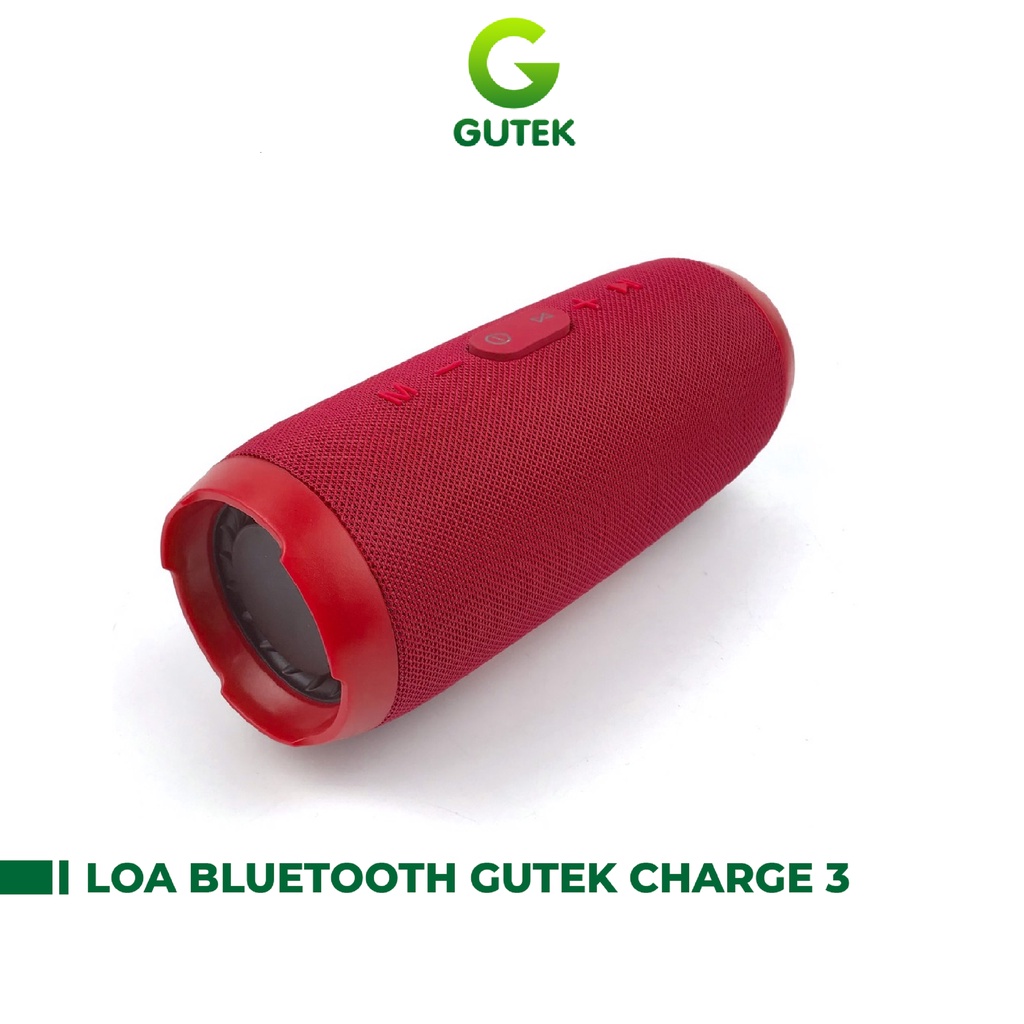 Loa bluetooth không dây Gutek Charge 3 nghe nhạc chất lượng