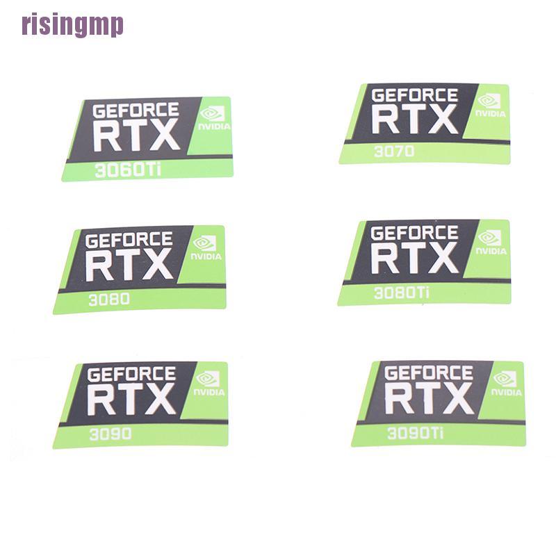 Miếng dán trang trí laptop hình Rtx 3090TI 3080TI 3070 3060