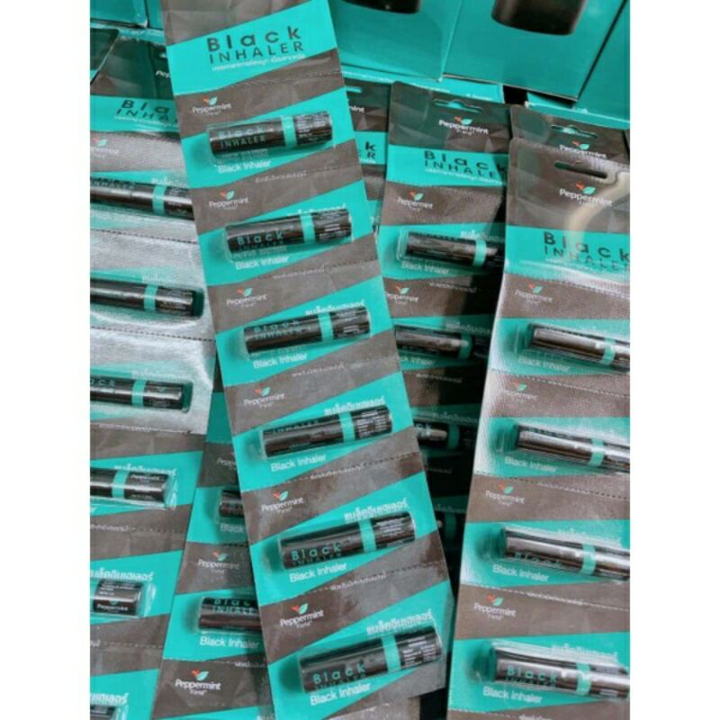 Ống Hít Thông Mũi Bạc Hà Thái Lan Phiên Bản Black Inhaler Pepermint Field Thái Lan