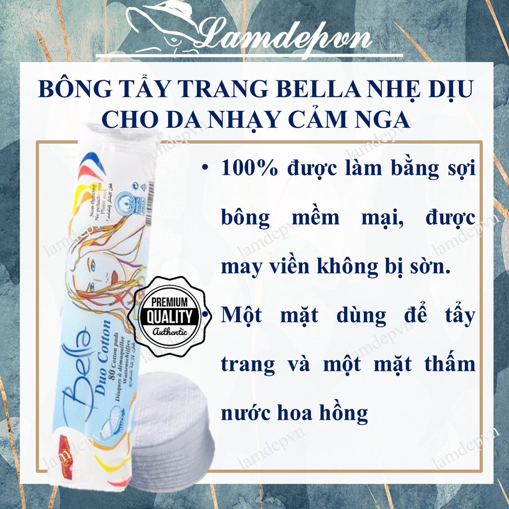 [Chính Hãng] Bông Tẩy Trang Bella