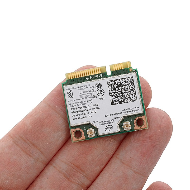 INTEL Thẻ Wifi Không Dây 7260hmw Mini Pci-E Bt4.0 Cho Hp Sps 710661-001