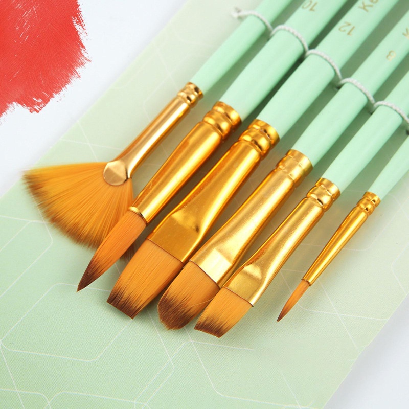 Bộ Cọ Vẽ Tranh 6Kit Đầu Linh Hoạt Tiện Dụng Cho Người Lớn Và Trẻ Em