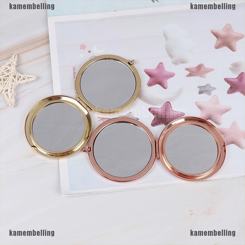 Gương Trang Điểm Gấp Gọn Bằng Hợp Kim Phong Cách Vintage