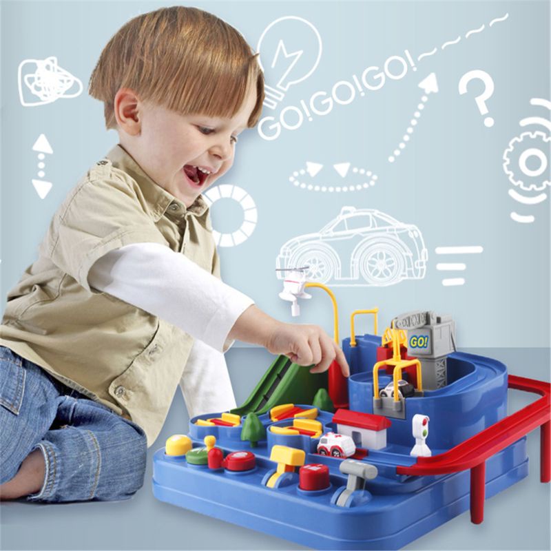 Bộ đồ chơi xe hơi mini thông minh phiêu lưu lớn 2019 dành cho bé trai và bé gái từ 3 tuổi