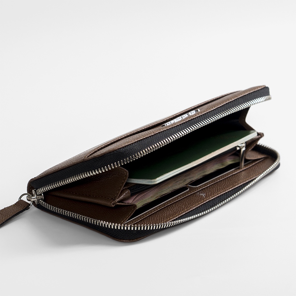 CLUTCH 1 khóa LAVA CROSS da bò crossgrain chính hãng Lavatino - CLB01