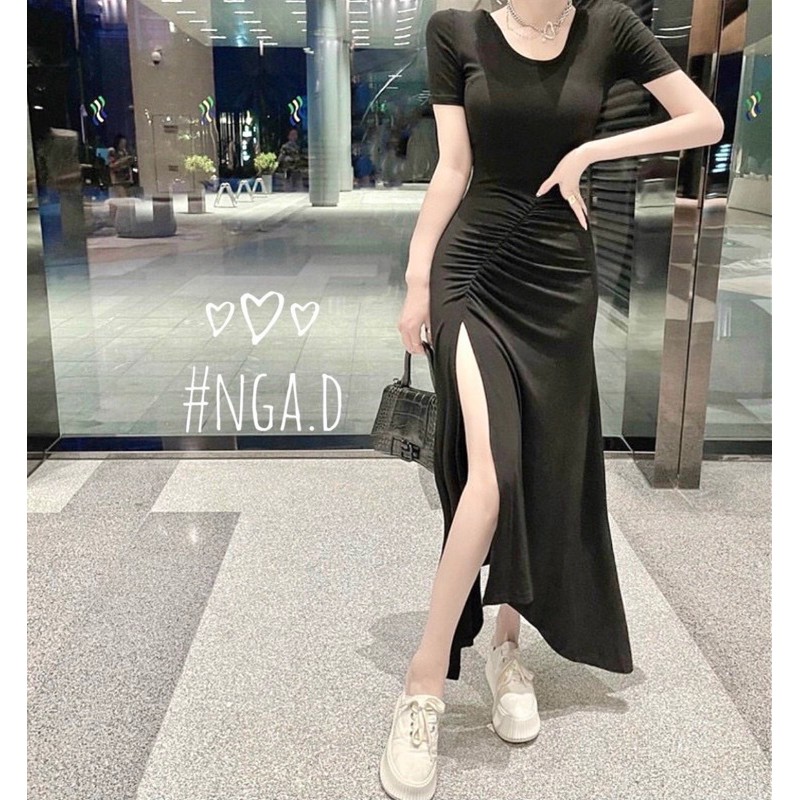 Váy body xẻ