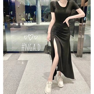 Váy body xẻ