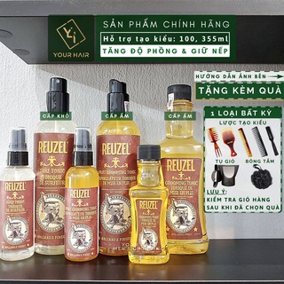 [Tặng Lược] Chai dưỡng tăng độ phồng tóc Reuzel Grooming Tonic - Surf Tonic - 350ml - Chính hãng bản mới nhất
