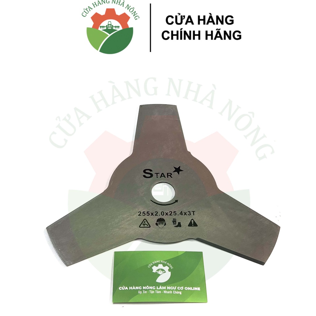 Lưỡi dao cắt cỏ 3 cạnh 3T x 2.0 hiệu STAR chất lượng tốt