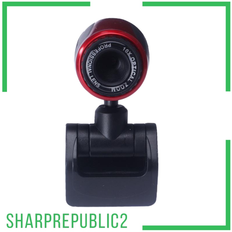 Webcam Sharprepublic2 Hd H2 Kèm Mic 30fps Cho Pc / Chơi Game