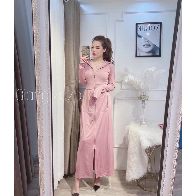 Áo chống nắng toàn thân thông hơi siêu thoáng chất vải thun kim cương