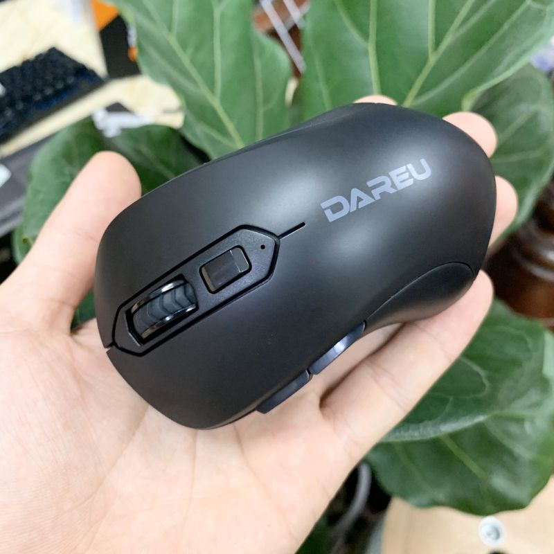 Chuột không dây DAREU LM115G-Mutil color wireless 2.4Ghz Đen/Hồng/Trắng-Hàng chính hãng bảo hành 24 tháng
