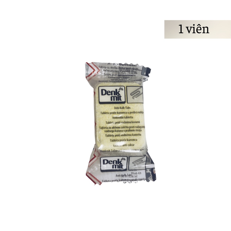 Viên vệ sinh lồng máy giặt Denkmit tách lẻ, viên tẩy lồng máy giặt nhập khẩu Đức làm sạch loại bỏ cặn bẩn - EU Choice