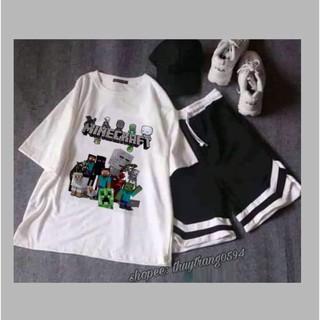 Set Áo Quần Game Minecraft Đủ Size