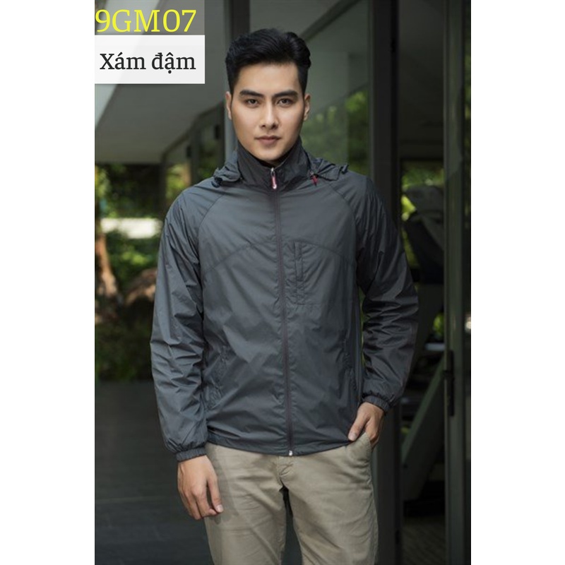 Áo Gió Nam 2 Lớp 𝐂𝐀𝐑𝐃𝐈𝐍𝐀 𝑺𝒂̀𝒊 𝑮𝒐̀𝒏 Chất Liệu Gió Trơn Lót Lưới Cao Cấp Cản Gió Cản Bụi Chống Nắng Gọn Nhẹ Mã 9GM