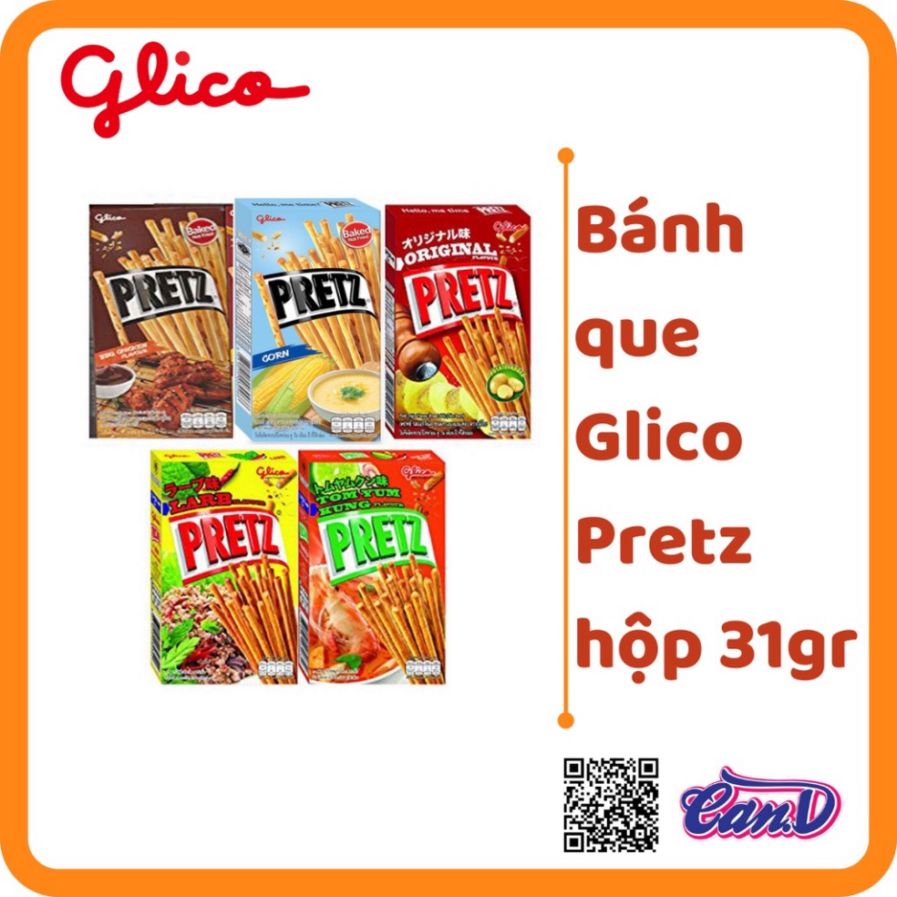 (4 vị) Bánh que Glico Pretz hộp 31gr [Sale Toàn Shop]