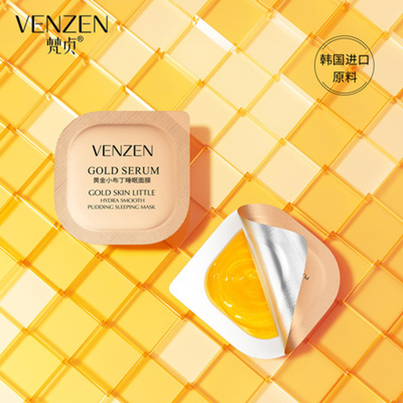 Mặt Nạ Ngủ Dạng Gel Venzen Tinh Chất Vàng Dưỡng Ẩm Kiềm Dầu Không Cần Rửa Lại 7.5g | BigBuy360 - bigbuy360.vn