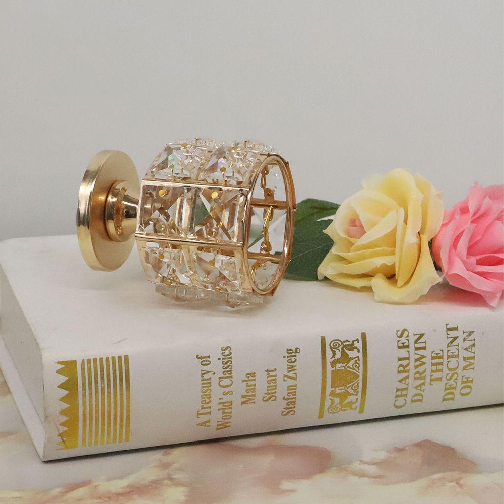 LET Giá Đỡ Nến Pha Lê Để Bàn Trang Trí Tiệc Cưới