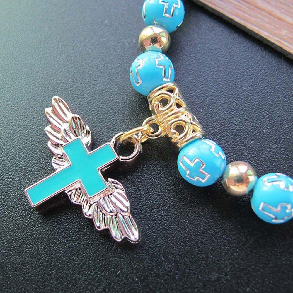 EUCA Vòng Đeo Tay Hạt Charm Bằng Acrylic Kiểu Mới