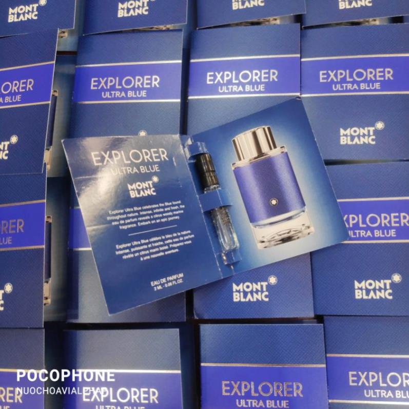 [Bản Pháp]Sample nước hoa nam Montblanc Explorer Ultra Blue