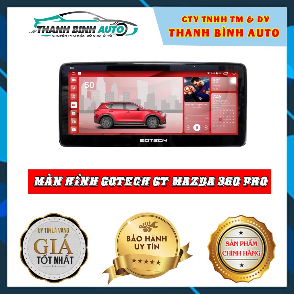 MÀN HÌNH GOTECH GT MAZDA PRO