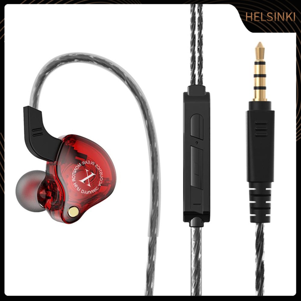 Tai Nghe Nhét Tai Hel + X2 3.5mm Âm Thanh Hifi Sống Động Chất Lượng Cao