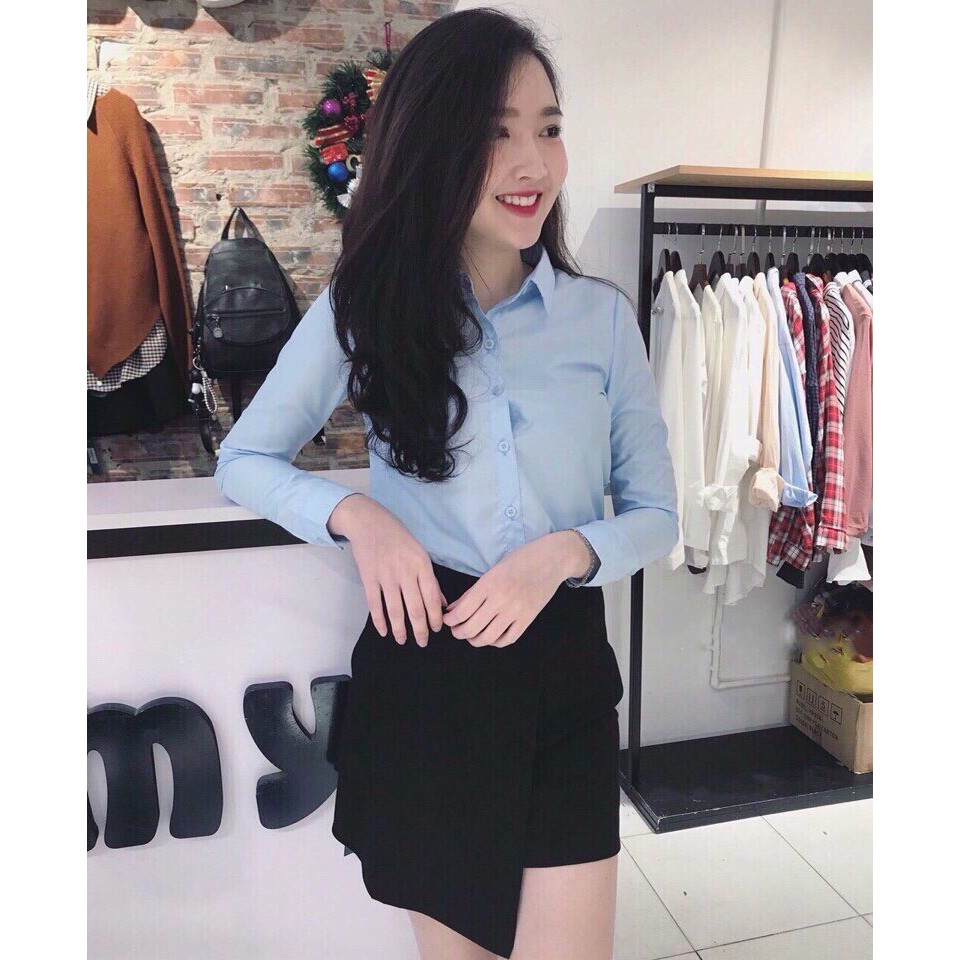 Áo Sơ Mi Nữ Dài Tay