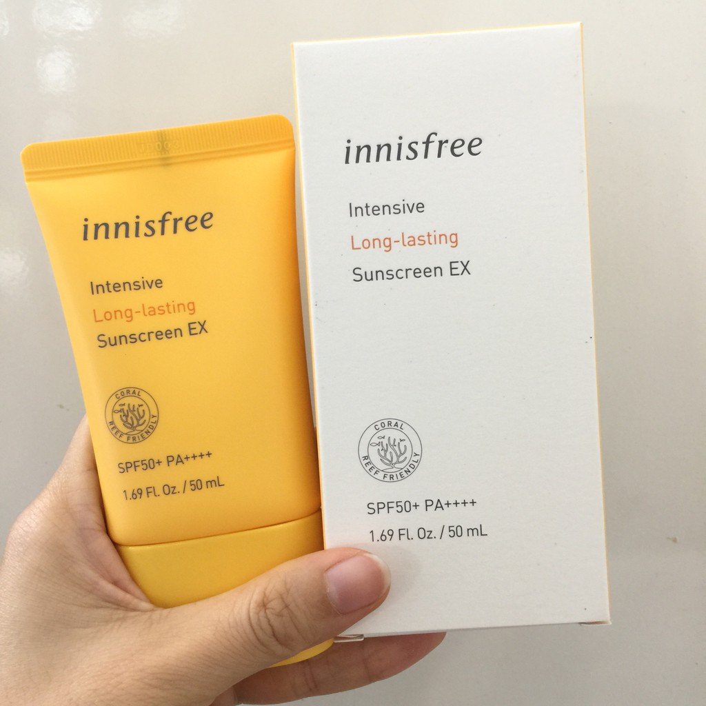 Kem Chống Nắng Cho Da Hỗn Hợp, Da Dầu Innisfree Intensive Long-lasting Sunscreen EX SPF50+PA++++ 50ml