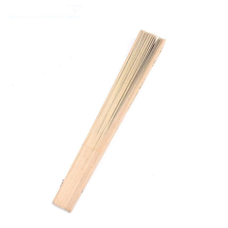 Quạt xếp bằng gỗ tre cầm tay phong cách thời trang vintage